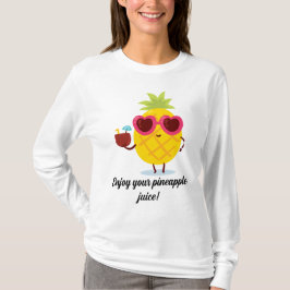 Camiseta Disfruta de tu jugo de piña