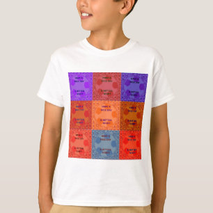 Camiseta Disfruta de un buen día y mejor arte pop nocturno
