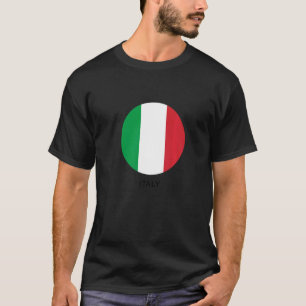 Camiseta Disfruta de un gráfico con la bandera de Italia de