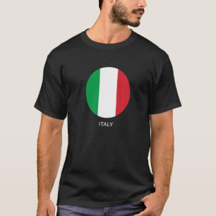 Camiseta Disfruta de un gráfico con la bandera de Italia de