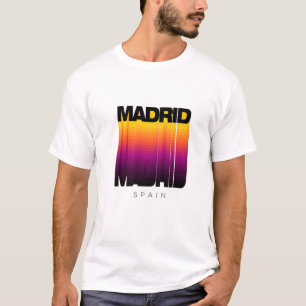 Camiseta Disfruta de un gráfico de Novedad en Madrid y Madr