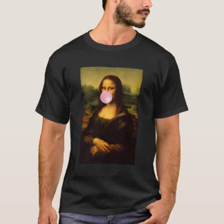 Camiseta Disfruta de usar la Mona Lisa francesa masticando 