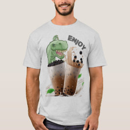Camiseta disfruta del dinosaurio del té bubba