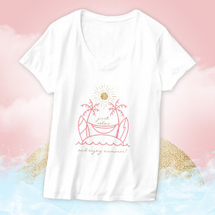 Camiseta Disfruta del verano en el paraíso del surf, Isla d