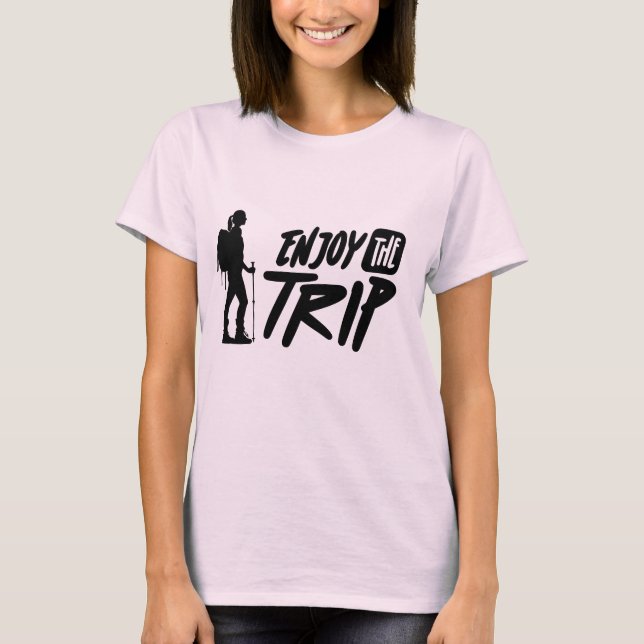 Camiseta Disfruta Del Viaje (Anverso)