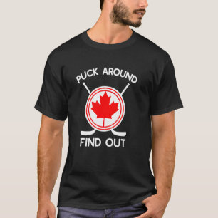 Camiseta Disfruta Descubre Equipo Canadá Hockey
