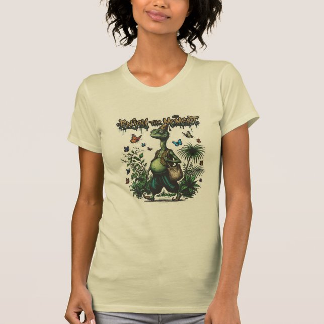 Camiseta Disfruta el momento (Anverso)