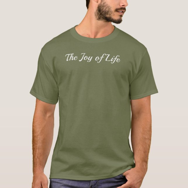 Camiseta Disfruta la vida en la naturaleza tranquila (Anverso)