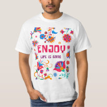 Disfruta La Vida Es Buena Tipografía Vibraciones P