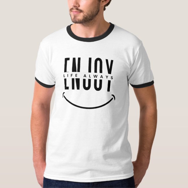 Camiseta Disfruta la Vida Siempre (Anverso)