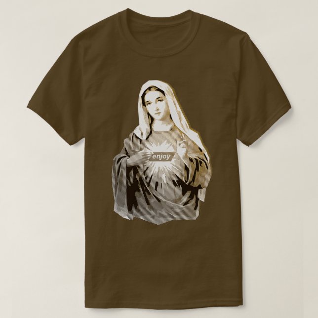Camiseta Disfruta Mary GOLD (Diseño del anverso)