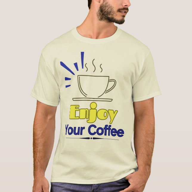 Camiseta Disfruta Tu Café (Anverso)
