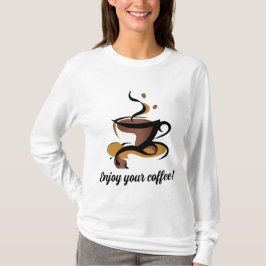 Camiseta ¡Disfruta tu café!