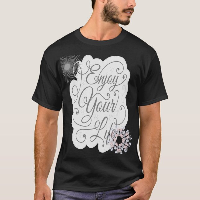 Camiseta Disfruta Tu Vida (Anverso)