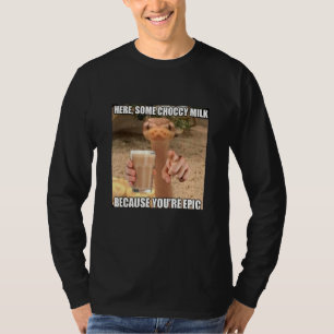 Camiseta Disfrutador de Leche Choccy de Chocolate Certifica
