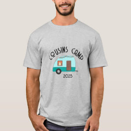 Camiseta Disfrutando el viaje Cousins Camp Retro Camper