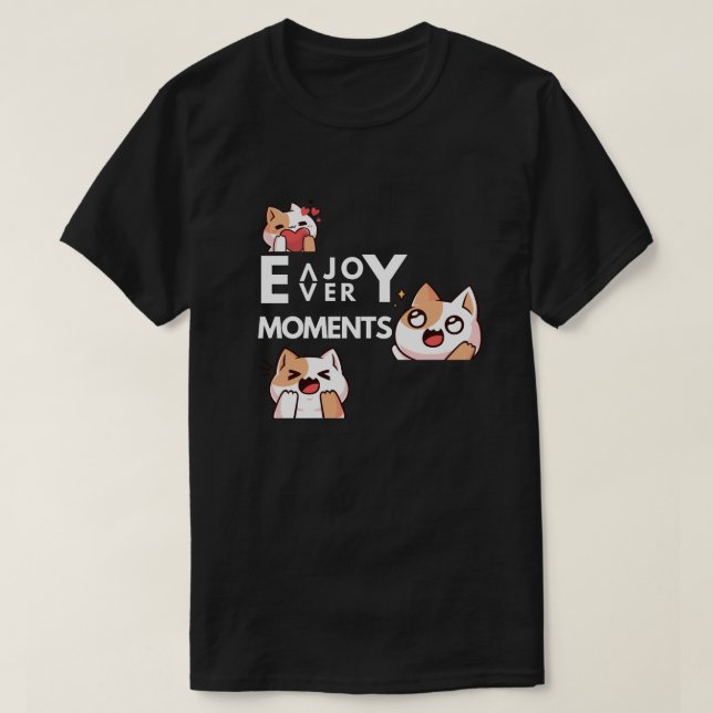 Camiseta Disfrutar de cada momento (Diseño del anverso)