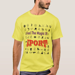 Camiseta Disfrutar de gráficos deportivos