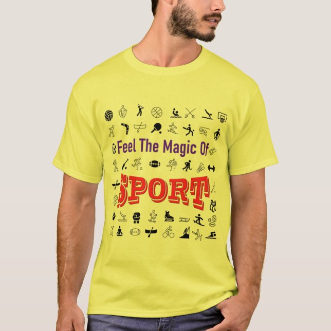 Camiseta Disfrutar de gráficos deportivos (Anverso)