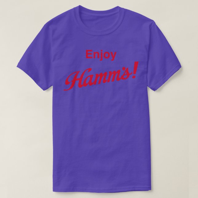 Camiseta Disfrutar de Hamms (Diseño del anverso)