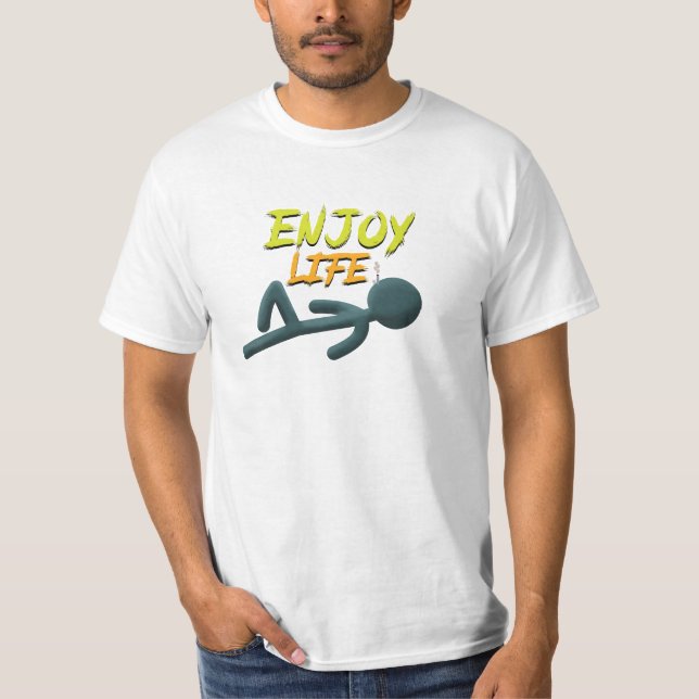 Camiseta Disfrutar de la vida (Anverso)