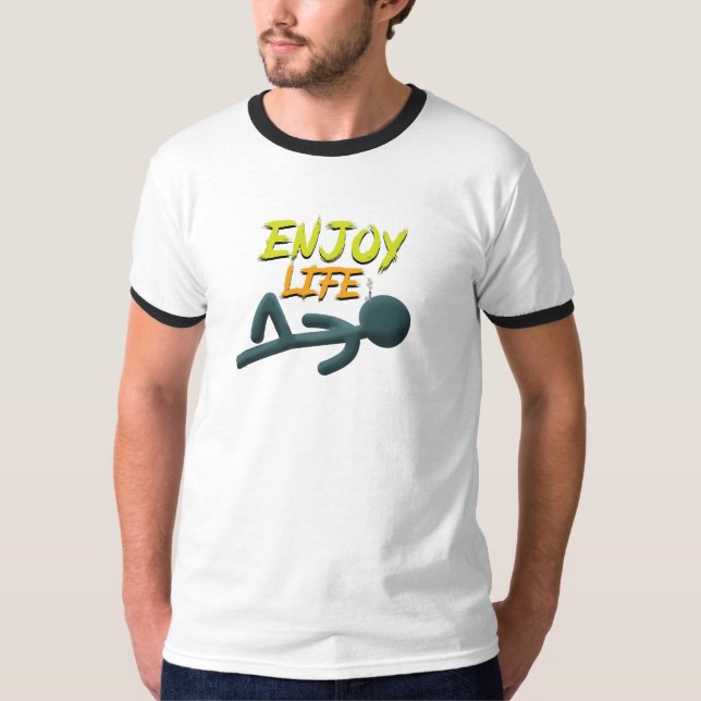 Camiseta Disfrutar de la vida (Anverso)