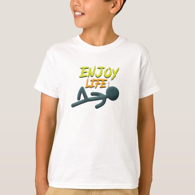 Camiseta Disfrutar de la vida (Anverso)