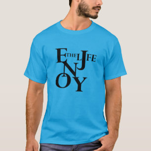 Camiseta Disfrutar de la vida