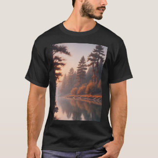 Camiseta Disfrutar de la vida en la naturaleza