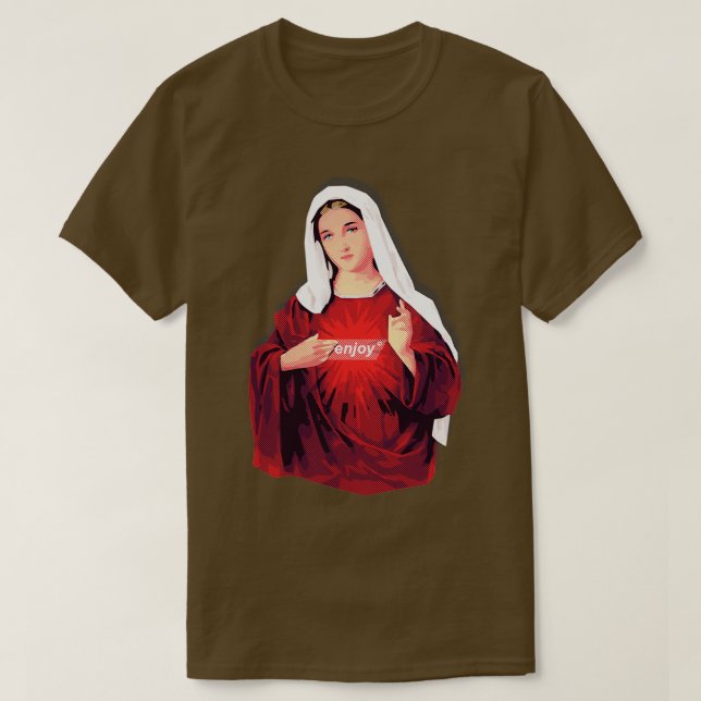 Camiseta Disfrutar de Mary (Diseño del anverso)