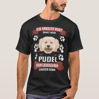 Camiseta Disfrutar del póodle en miniatura de la vida de lu