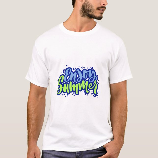 Camiseta Disfrutar del verano (Anverso)