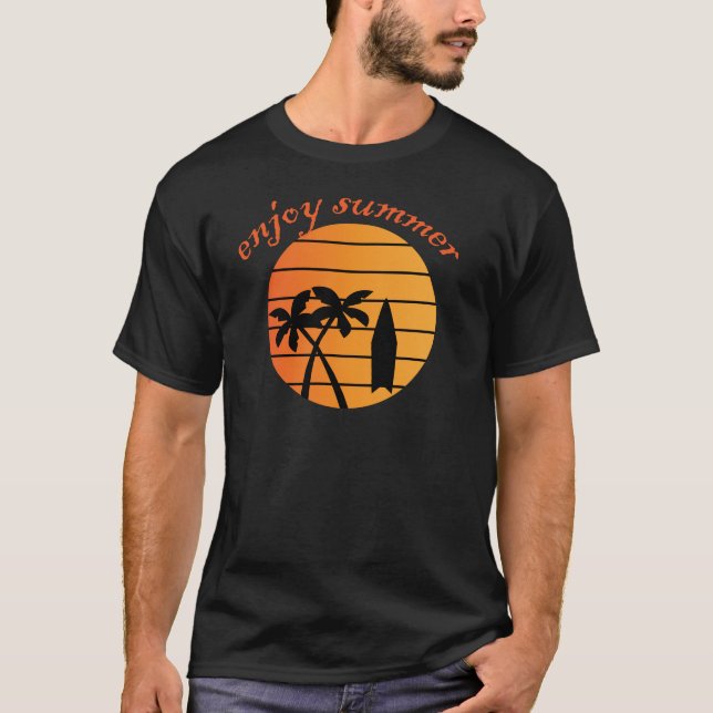 Camiseta disfrutar del verano (Anverso)