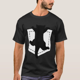 Camiseta Disfrutar divertido gato de bolsillo sarcástico no