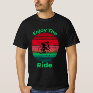 Camiseta Disfrute de la Cita Inspiradora de Ciclismo en bic