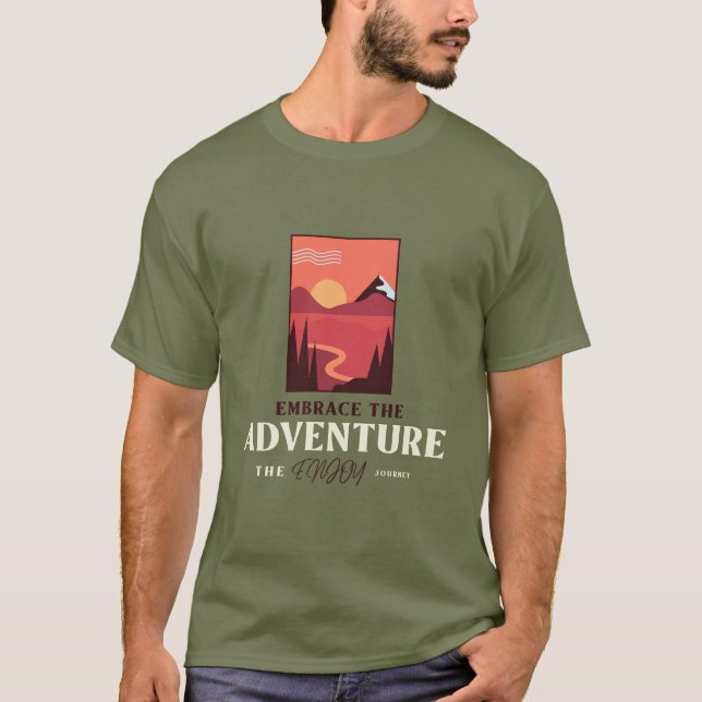 Camiseta Disfrute de la excursión (Anverso)