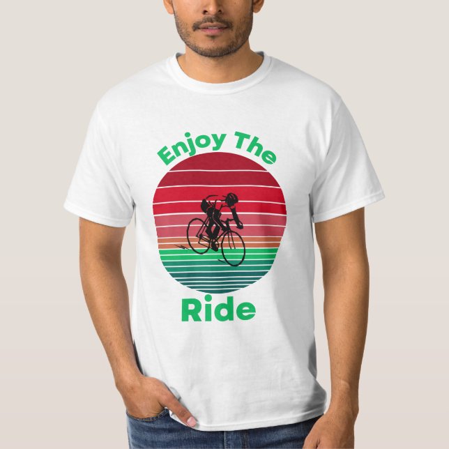 Camiseta Disfrute de la oferta de ciclismo Inspirador de Ri (Anverso)