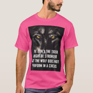 Camiseta Disfrute de las citas de lobo salvaje de Guay sobr