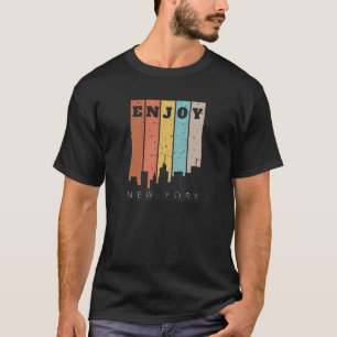 Camiseta Disfrute de los edificios y el cielo de Nueva York