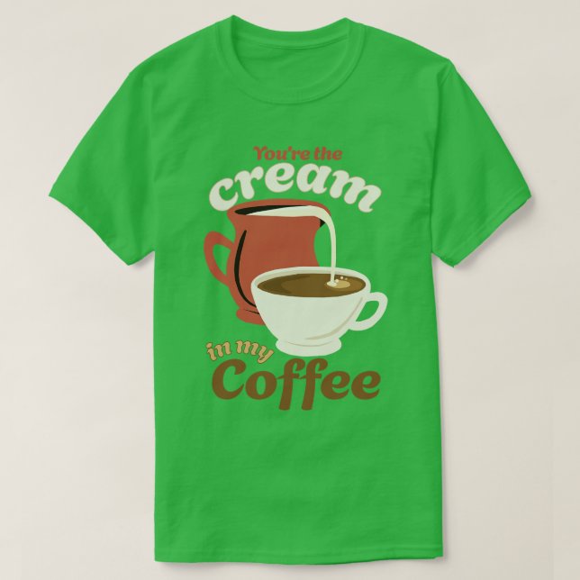 Camiseta Disfrute del café vintage de la mañana (Diseño del anverso)