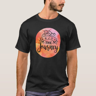Camiseta Disfrute del Journey Mountain Range Explorer Sunse