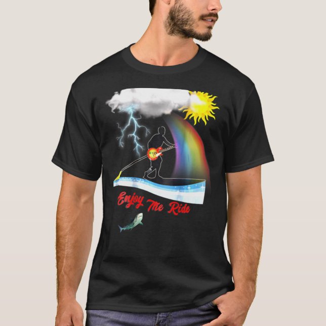 Camiseta Disfrute Del Paseo Divertido Al Aire Libre Paddle  (Anverso)