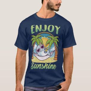 Camiseta Disfrute del Sunshine Narwhal Hammock Beach Ocean