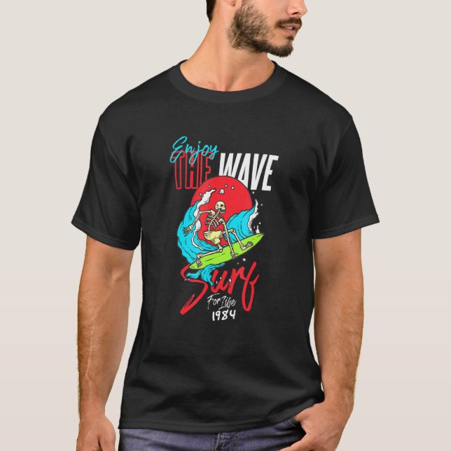 Camiseta Disfrute Del Surf (Anverso)