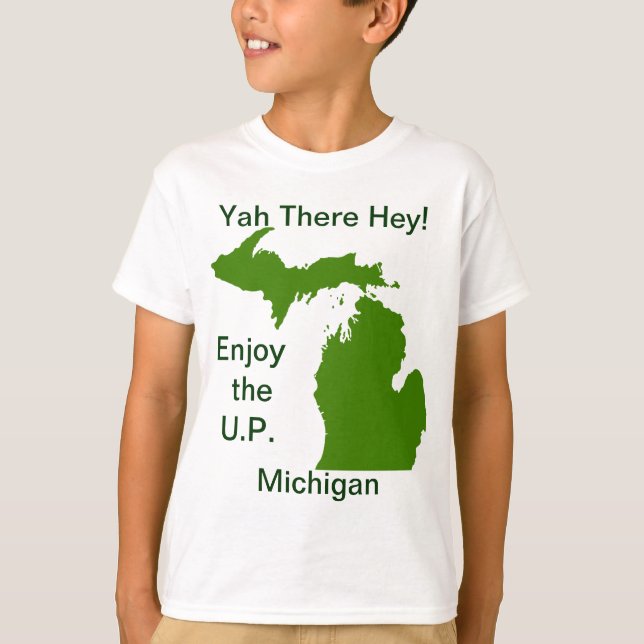 Camiseta Disfrute del U.P. Michigan con Da Yoopers (Anverso)