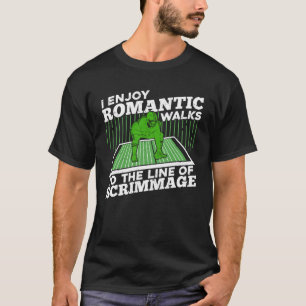 Camiseta Disfruto De Caminatas Románticas A La Línea Del 