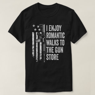 Camiseta Disfruto De Caminatas Románticas A La Tienda De Ar