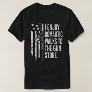 Camiseta Disfruto De Caminatas Románticas A La Tienda De Ar