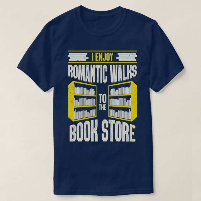 Camiseta Disfruto De Caminatas Románticas A La Tienda De Li (Diseño del anverso)