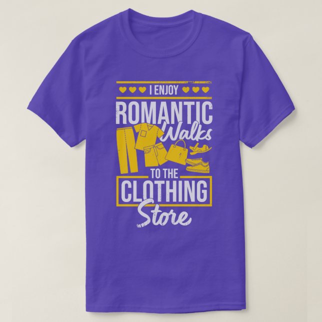 Camiseta Disfruto De Caminatas Románticas A La Tienda De Ro (Diseño del anverso)